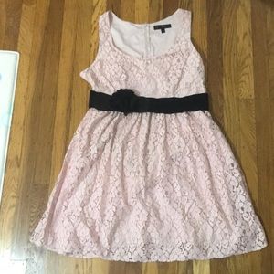Heart Soul Pink Lace Dress